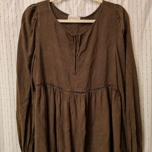 Altar'd State Olive/Army Green Blouse